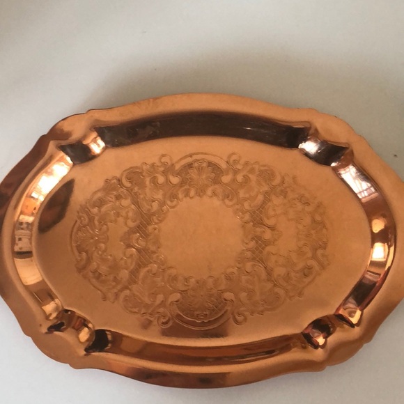 Copper sugar and creamer set - Picture 3 of 4